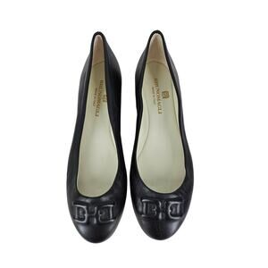BRUNO MAGLI BIBI BLACK FLATS – WOMEN’S SIZE 6 (EU 36) – ELEGANT & COMFORTABLE